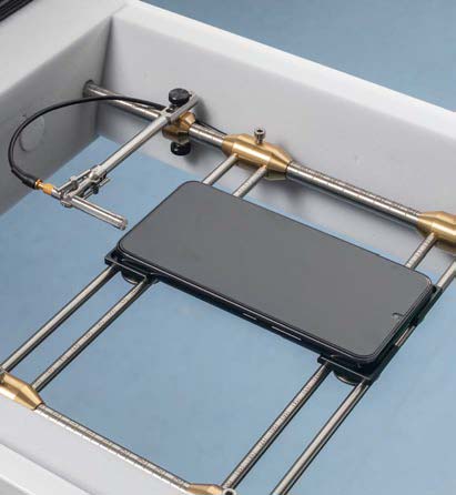 chambres acoustiques al0030 tests telephones lignes production 1 microphone mesure dut jig